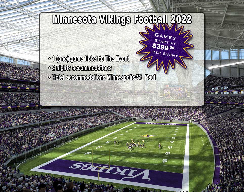 Shymer Tours is your Winnipeg to Minnesota Vikings NFL Football bus tour sporting event tour company